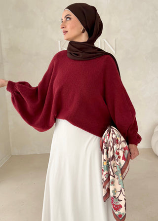 Pullover mit Fledermausärmel