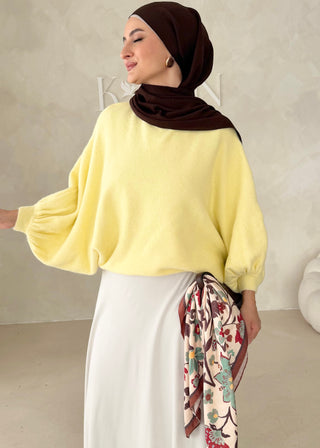 Pullover mit Fledermausärmel