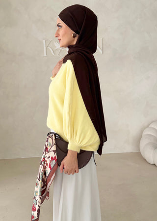 Pullover mit Fledermausärmel