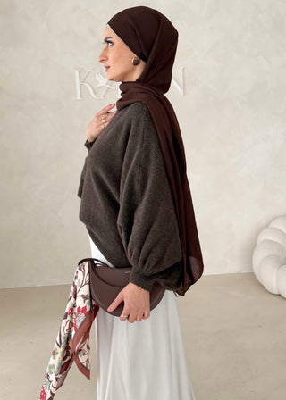 Pullover mit Fledermausärmel