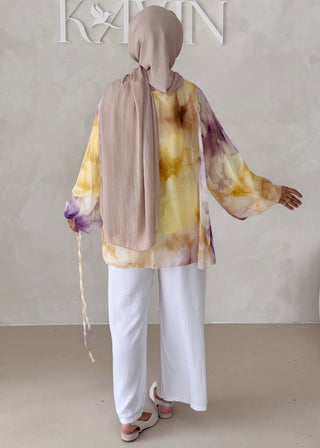 Geblümtes Chiffon OBERTEIL