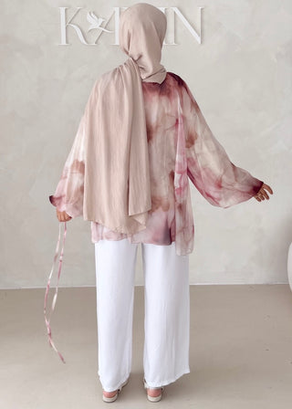 Geblümtes Chiffon OBERTEIL