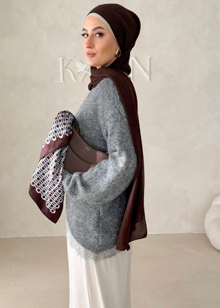 Pullover mit Spitze