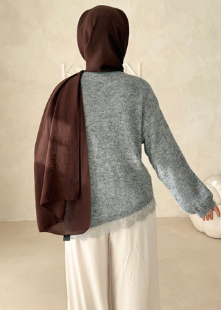 Pullover mit Spitze