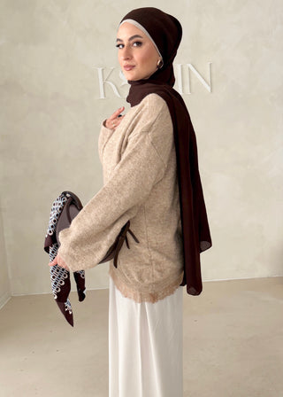 Pullover mit Spitze