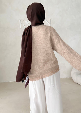 Pullover mit Spitze