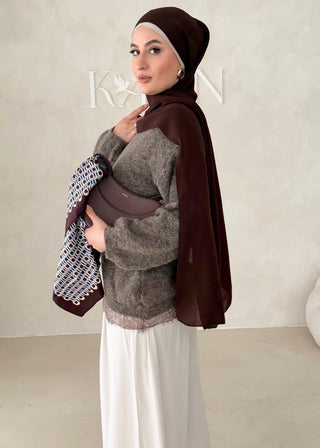 Pullover mit Spitze