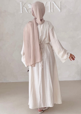 Maxikleid mit Raffungen
