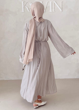 Maxikleid mit Raffungen