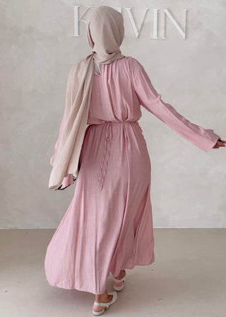 Maxikleid mit Raffungen