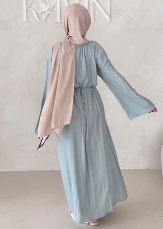 Maxikleid mit Raffungen