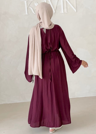 Maxikleid mit Raffungen