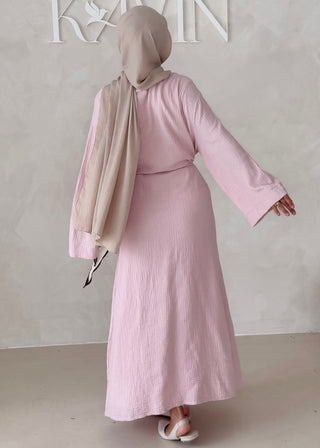 Musselin Abaya MIT BREITEN ÄRMELN
