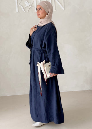 Musselin Abaya MIT BREITEN ÄRMELN