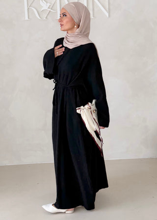 Musselin Abaya MIT BREITEN ÄRMELN