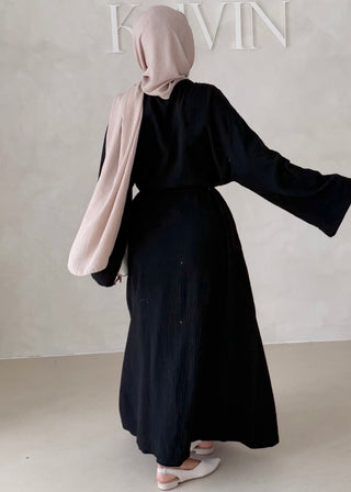 Musselin Abaya MIT BREITEN ÄRMELN