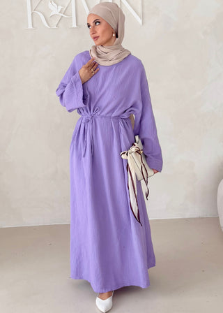 Musselin Abaya MIT BREITEN ÄRMELN
