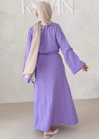 Musselin Abaya MIT BREITEN ÄRMELN