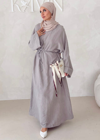 Musselin Abaya MIT BREITEN ÄRMELN