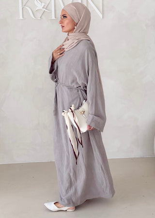 Musselin Abaya MIT BREITEN ÄRMELN
