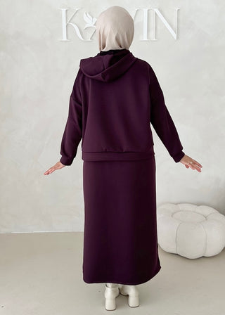Hoodie Kleid 2-Teiler
