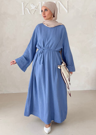 Musselin Abaya MIT BREITEN ÄRMELN