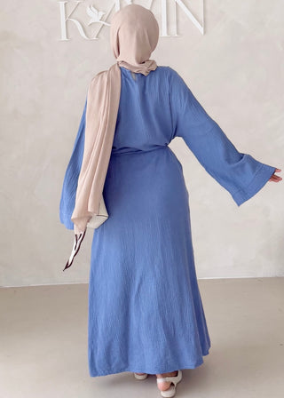 Musselin Abaya MIT BREITEN ÄRMELN
