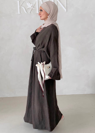Musselin Abaya MIT BREITEN ÄRMELN