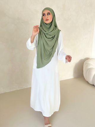 Khimar Chiffon Dreilagig