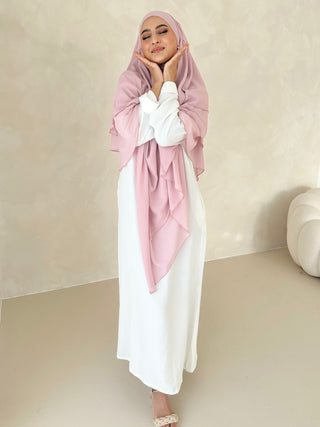 Khimar Chiffon Dreilagig