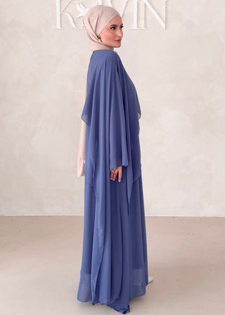 Dreilagiges Chiffon Kleid