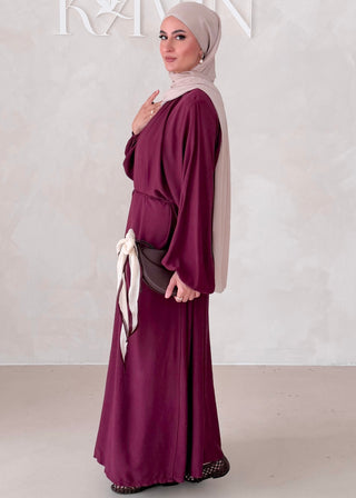 Nefes Abaya MIT GÜRTEL