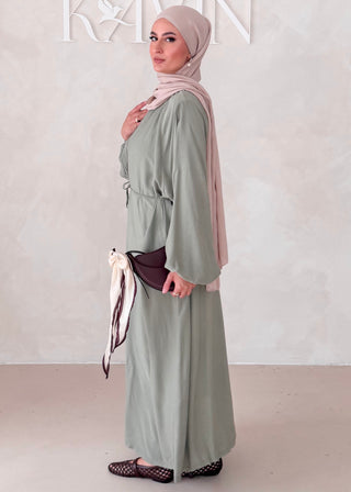 Nefes Abaya MIT GÜRTEL