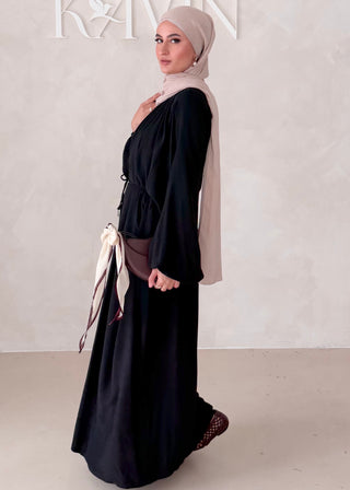 Nefes Abaya MIT GÜRTEL