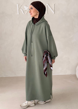 Langer Hoodie