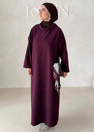 Abaya mit Kragen