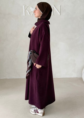 Abaya mit Kragen