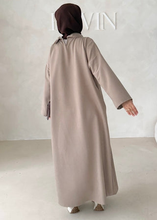 Abaya mit Kragen