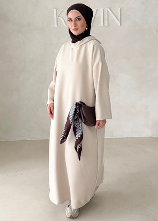 Abaya mit Kragen
