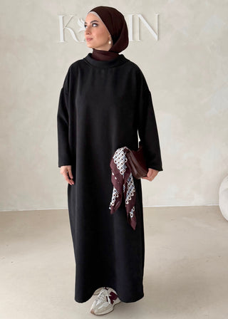 Abaya mit Kragen