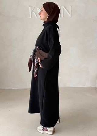 Abaya mit Kragen