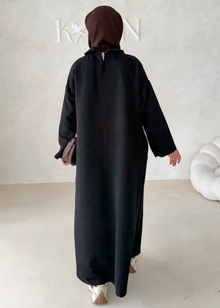 Abaya mit Kragen