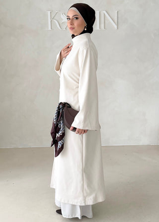 Japandi Kleid mit Schlitz