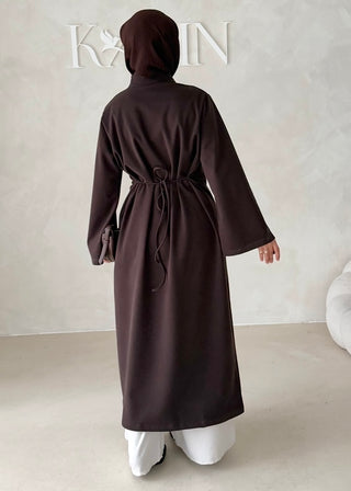 Japandi Kleid mit Schlitz