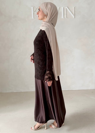 Abendkleid aus Spitze
