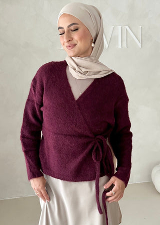 Swan Wickelcardigan