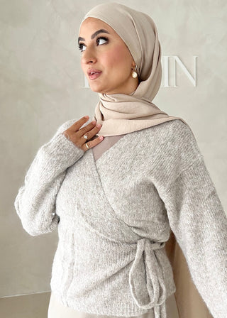 Swan Wickelcardigan
