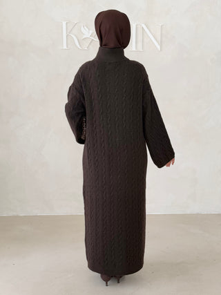 Pullover Kleid mit Reisverschluss