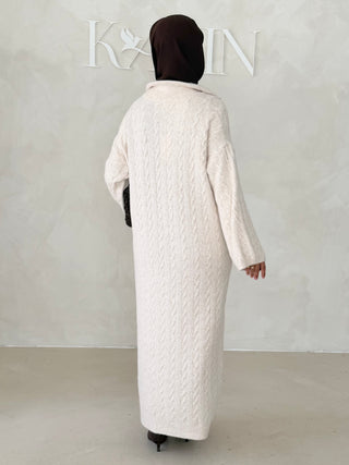 Pullover Kleid mit Reisverschluss