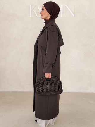 Langer Trenchcoat